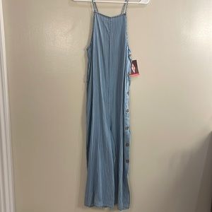 Jacks surfboards blue and white jumpsuit